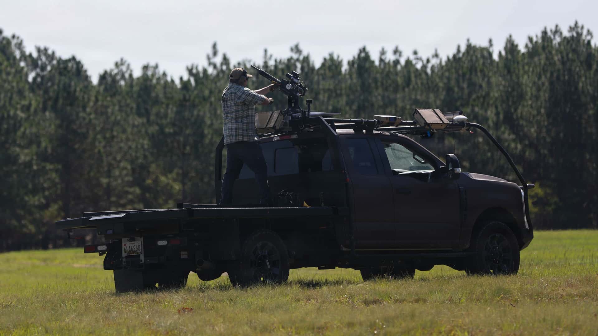US Army Autonomous Ford F-250 Tests Drone-Killing Turret AUTOJUNCTION
